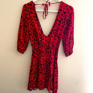 Great dress for graduations or summer events tie in back !!